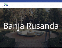 Tablet Screenshot of banjarusanda.rs